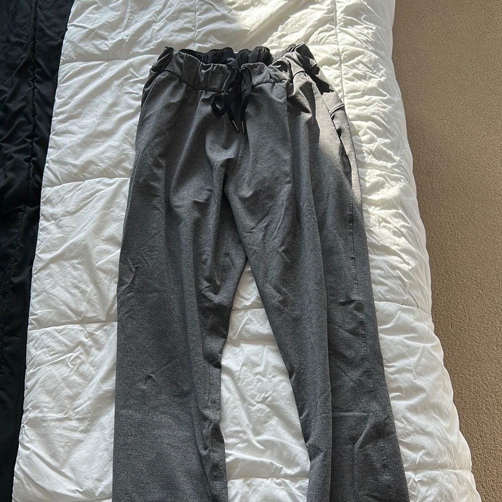 Stretch High-Rise Pant 7/8 Length Medium Heather